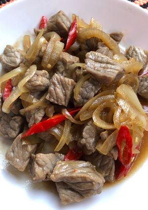 Foto resep Daging sapi Cabe teriyaki