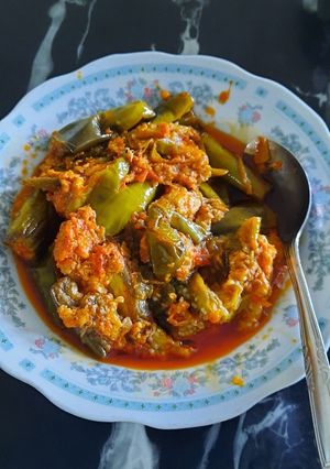 Foto resep Terong balado vegetarian