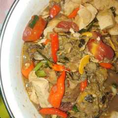 A picture of Oseng Kerang Simping Gresik.