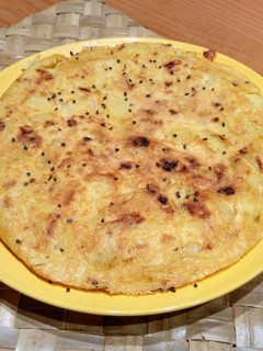 Una foto de Tortilla de patatas vegana