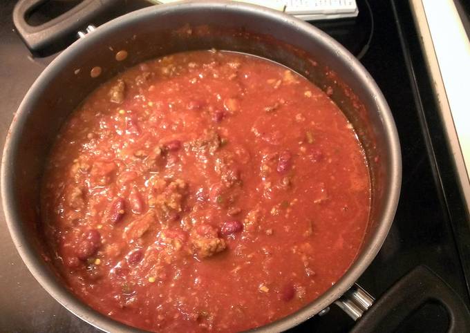 Steps to Make Ultimate Beer &amp; Italian Sausage Chili (Green&#39;s Meat Soup)