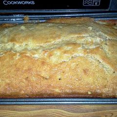 A picture of Banana condensed milk cake.