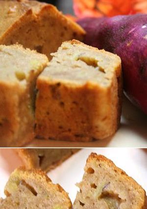 A picture of Lovely and Moist ♪ Sweet Potato Pound Cake.