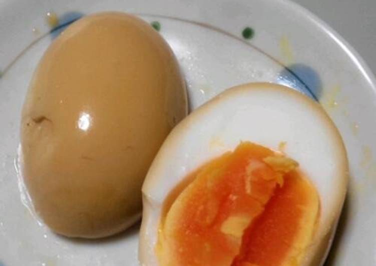 How to Prepare Homemade I Want To Eat Ramen Restaurant Style Ajitama (Marinated Boiled Eggs)