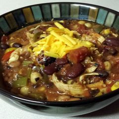 A picture of Killer Chicken Chili.