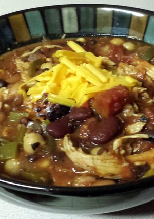 A picture of Killer Chicken Chili.