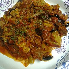 Moroccan Lamb Tagine with vegetables A picture of Moroccan Lamb Tagine with vegetables.