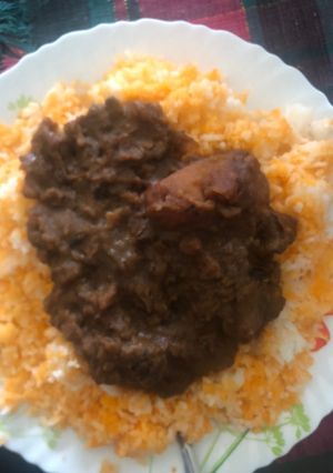 A picture of Beef Biriyani.