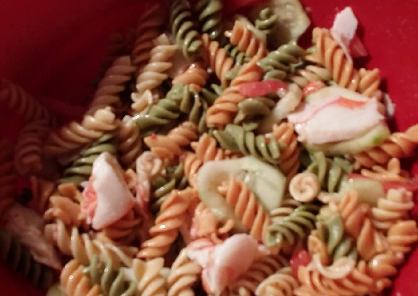 Crab and shrimp salad