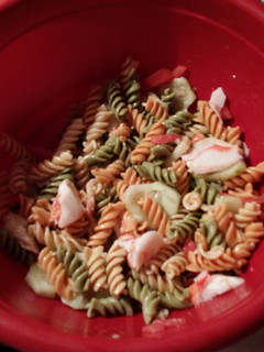 A picture of Crab & shrimp salad.