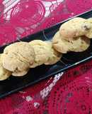 Berries and walnut cookies