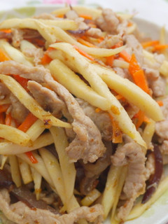 筊白筍炒肉絲 的食譜成品照片