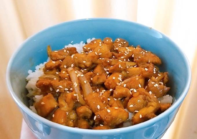 Resep Chicken Teriyaki Rice Bowl Anti Gagal