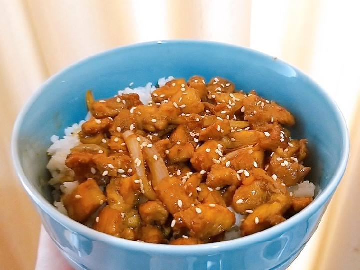 Resep Chicken Teriyaki Rice Bowl Anti Gagal