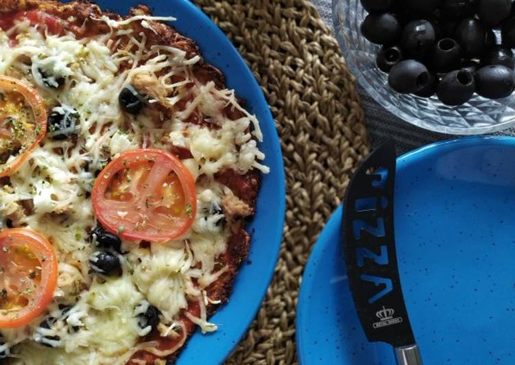 Pizza 🍕healthy de Coliflor🥦