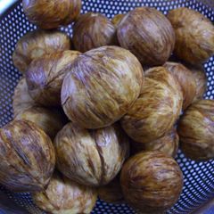 A picture of How to Peel the Outer Skin of Chestnuts (My Mother's Version).