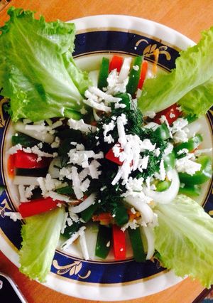صورة لوصفة 😋سلطة الجبن المالح😋