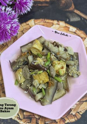 Foto resep Oseng Terong Tahu Ayam Bakso