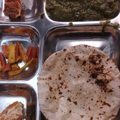A picture of Sarso ka saag.
