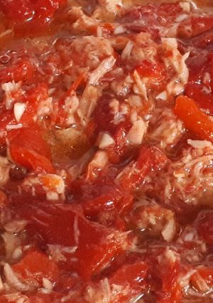 Foto principal de 110. Pimientos asados con atún