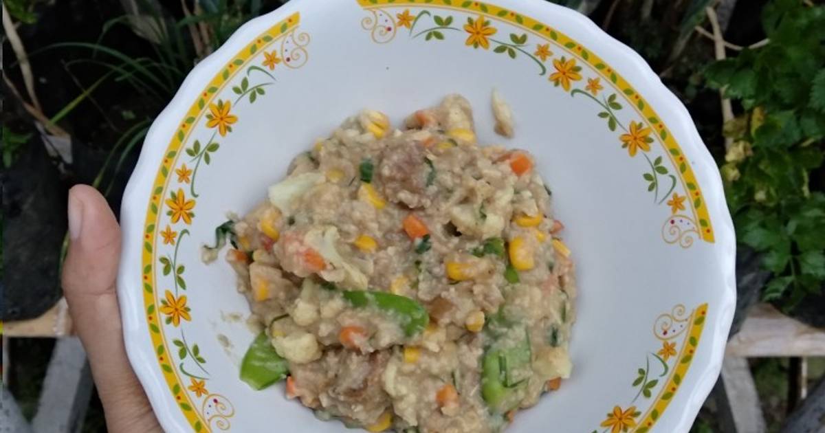 Resep Bubur Oat Sayur Mayur Oleh Rizky Almira Cookpad