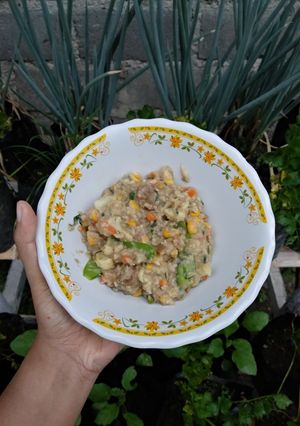 Foto resep Bubur Oat Sayur Mayur