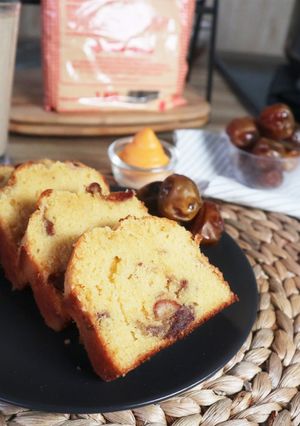 Foto resep MEG Toffee Dates Cheese Butter Cake