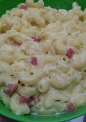 Foto resep Makaroni carbonara (simple)
