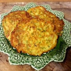 A picture of Zucchini Pancakes.