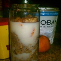 A picture of Chocolate Clementine Overnight Oats.