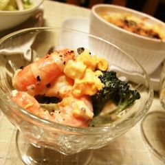 A picture of Broccoli and Shrimp Tartare Salad.