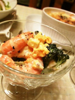 A picture of Broccoli and Shrimp Tartare Salad.