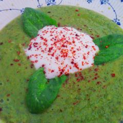 A picture of Super-simple Pea and Mint Soup.