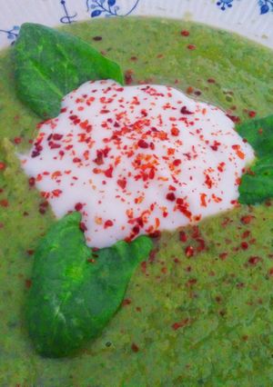 A picture of Super-simple Pea and Mint Soup.