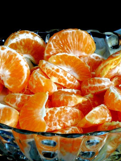Una foto de Mandarinas a la vinagreta de chile