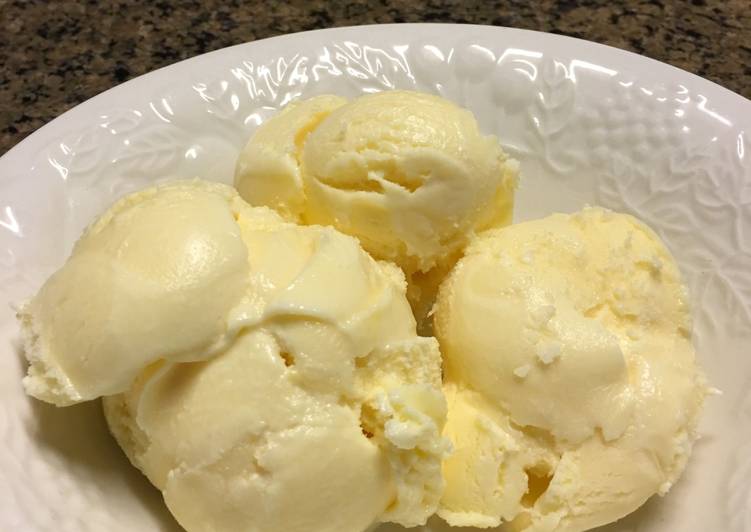 Simple Way to Prepare Perfect Vanilla Ice Cream