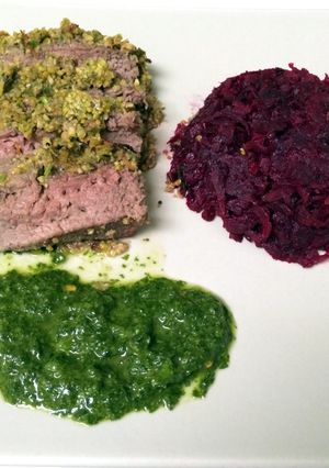 A picture of Beetroot Confit.