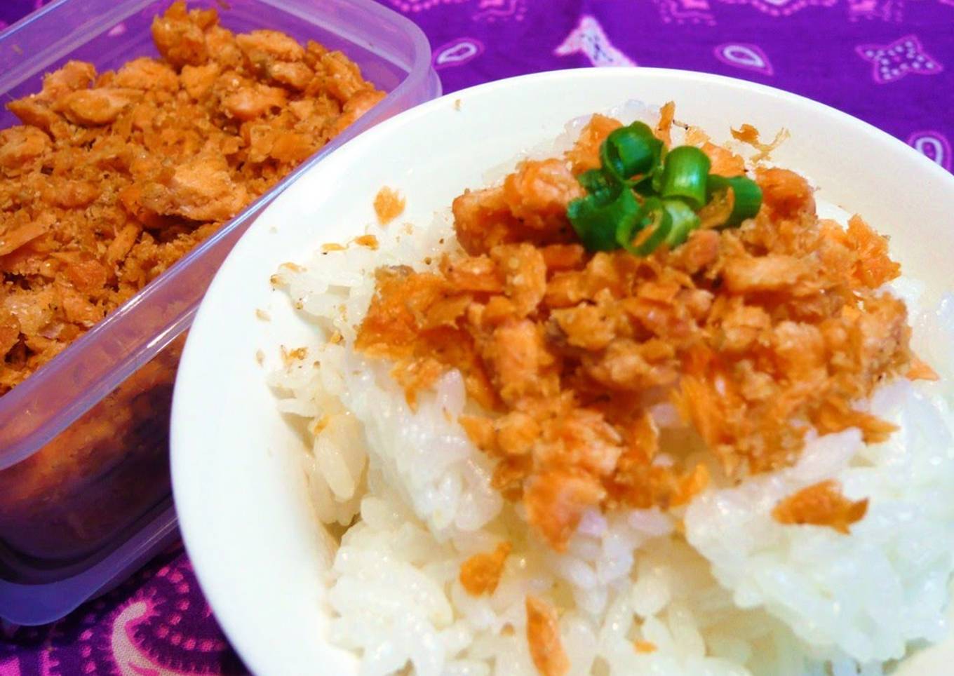 Gingery Salted Salmon Flakes