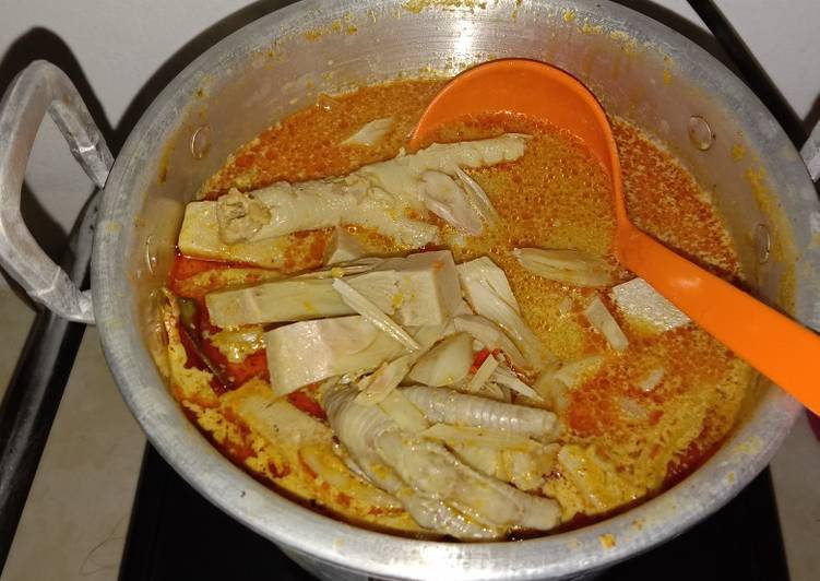 Ayam ceker & nangka gulai praktis ala ala anank kost ❤️ 🥰