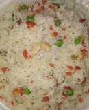 Carrot peas pulao