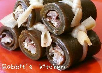 Easiest Way to Cook Perfect Kombu Maki Rolls