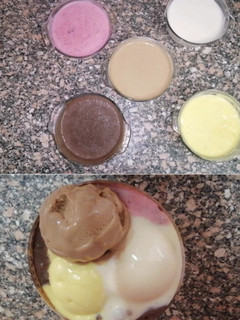 صورة لوصفة الايس كريم 🍨 ب 3 مكونات
