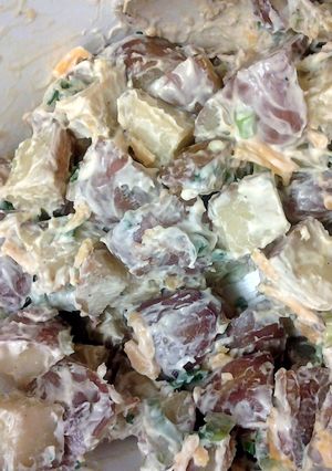 A picture of Loaded Baked Potato Salad.