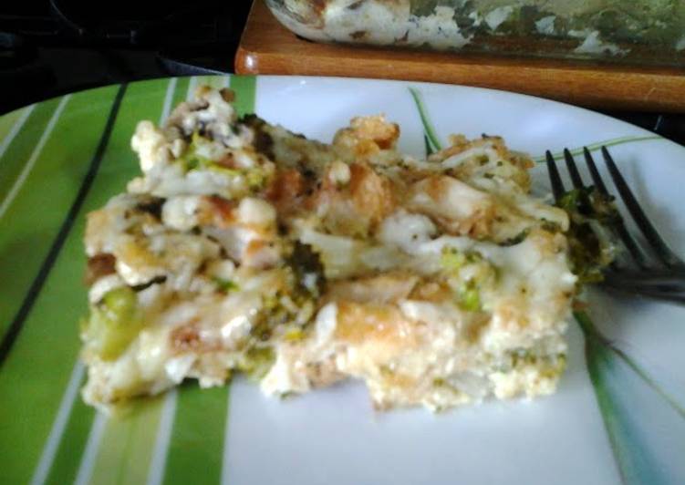 Recipe of Quick Savory Bread Pudding