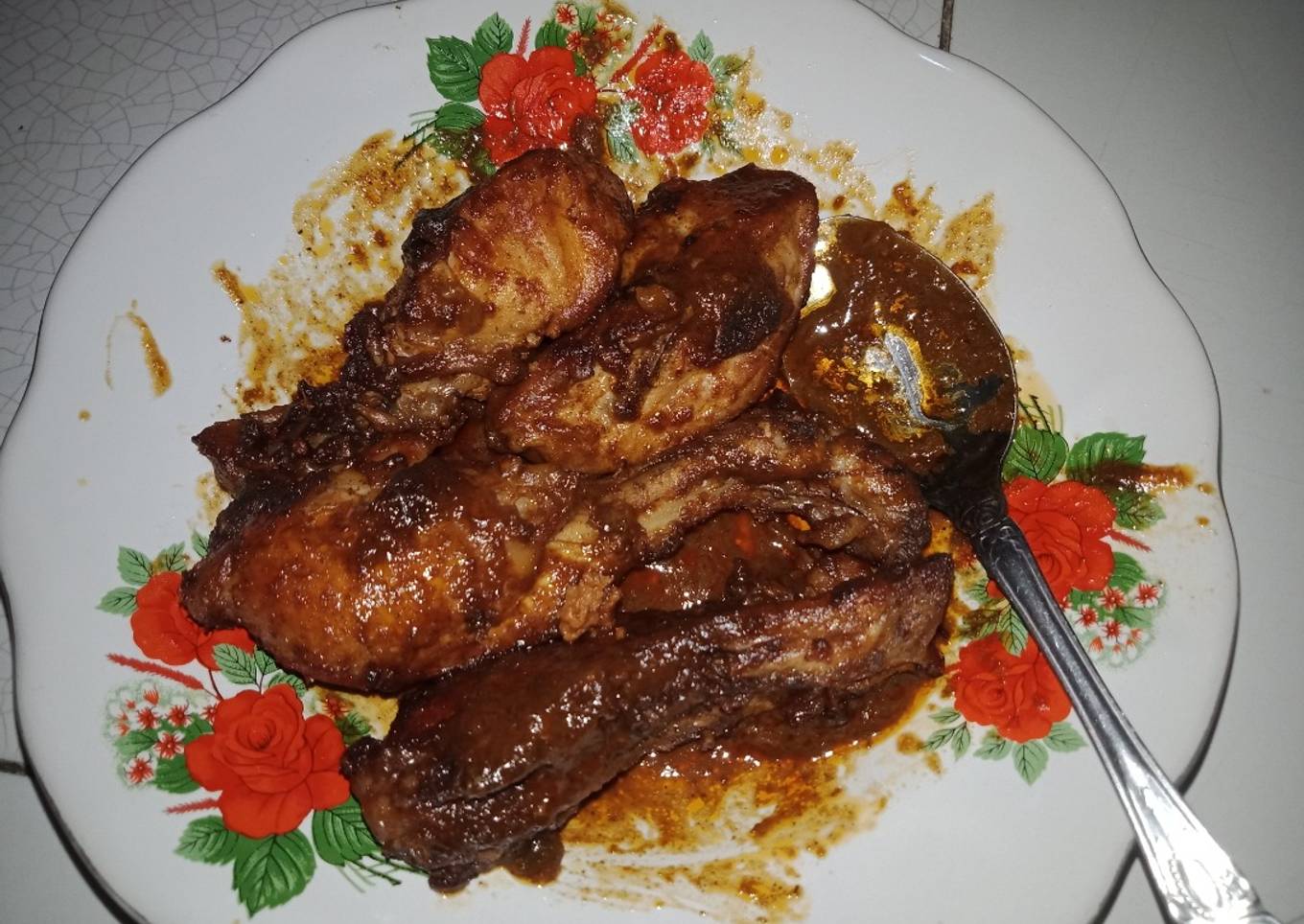 Ayam Bakar Bumbu Rendang