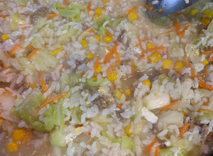 2歲寶寶版-營養牛肉玉米蔬菜粥 的食譜成品照片