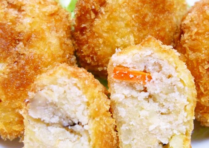 Recipe of Homemade Okara Croquettes