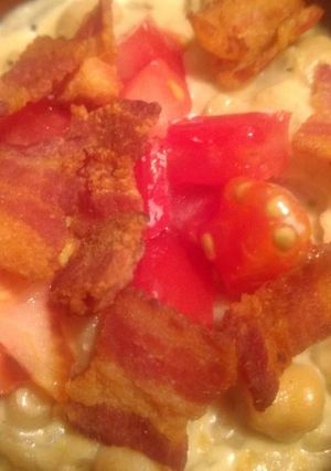 A picture of Creamy Garbanzos.