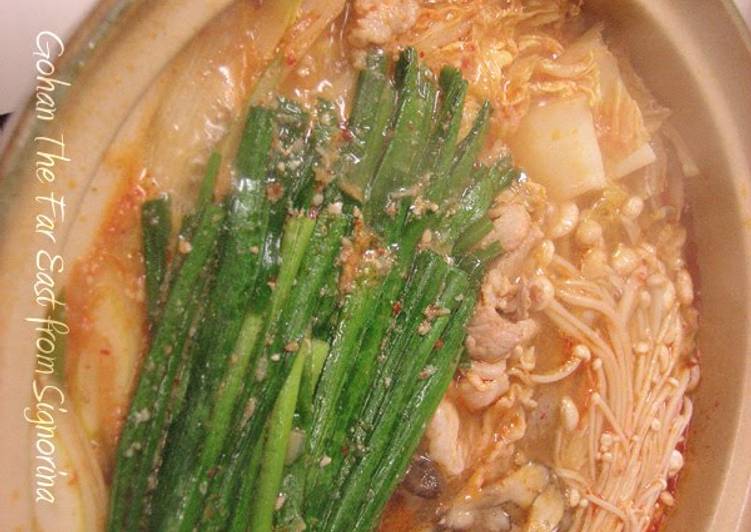 Dinner Ideas Pork Kimchi Hot Pot with Delicious Soup