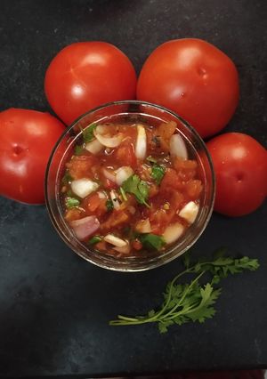 টমেটো ভর্তা (tomato bharta recipe in Bengali) রেসিপির প্রধান ছবি
